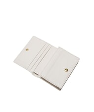 COCCINELLE METALLIC SOFT Petit portefeuille en cuir blanc - Portefeuilles Femme - 2