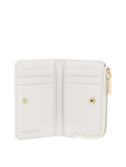 METALLIC SOFT Porte-cartes en cuir blanc - Portefeuilles Femme