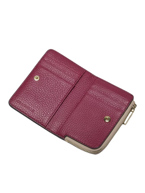 METALLIC TRICOLOR Porte-feuille en cuire noir - Portefeuilles Femme