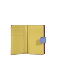 COCCINELLE METALLIC TRICOLOR Porte-feuille en cuire - Portefeuilles Femme