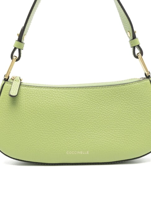 MERVEILLE Sac à bandoulière en cuir texturé guacamole - Sacs pour Femme