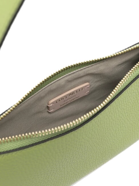 MERVEILLE Sac à bandoulière en cuir texturé guacamole - Sacs pour Femme