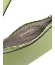 COCCINELLE MERVEILLE Sac à bandoulière en cuir texturé guacamole - Sacs pour Femme - 4