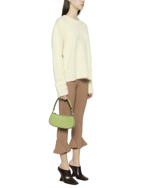 MERVEILLE Sac à bandoulière en cuir texturé guacamole - Sacs pour Femme