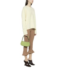 COCCINELLE MERVEILLE Sac à bandoulière en cuir texturé guacamole - Sacs pour Femme - 5