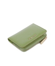 COCCINELLE METALLIC SOFT Porte-cartes en cuir guacamole - Portefeuilles Femme - 4