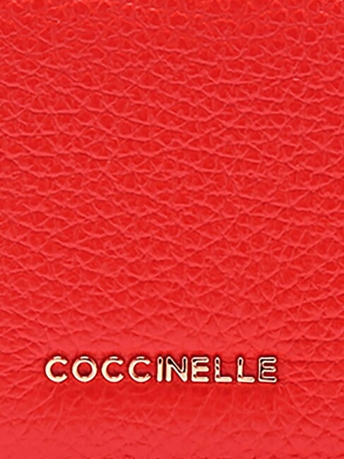 METALLIC SOFT Petit portefeuille en cuir gazpacho - Portefeuilles Femme