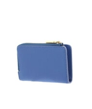 COCCINELLE METALLIC SOFT Porte-cartes en cuir bleu - Portefeuilles Femme - 4
