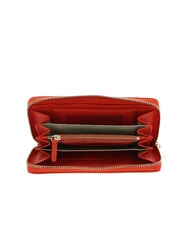 COCCINELLE METALLIC SOFT Portefeuille zippé en cuir texturé gazpacho - Portefeuilles Femme - 2