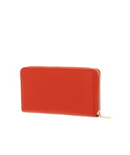 COCCINELLE METALLIC SOFT Portefeuille zippé en cuir texturé gazpacho - Portefeuilles Femme - 4