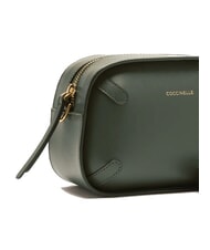 COCCINELLE MALETA CALF Mini sac bandoulière, en cuir algues - Sacs pour Femme - 3
