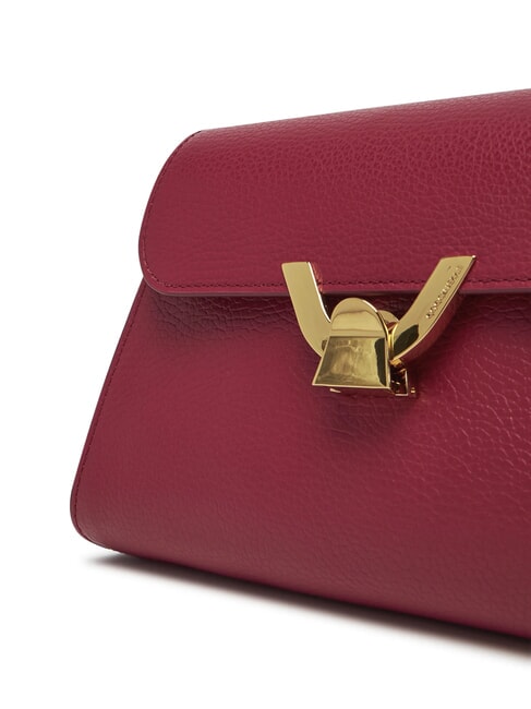 DEW Sac bandouli&egrave;re, en cuir sangria - Sacs pour Femme