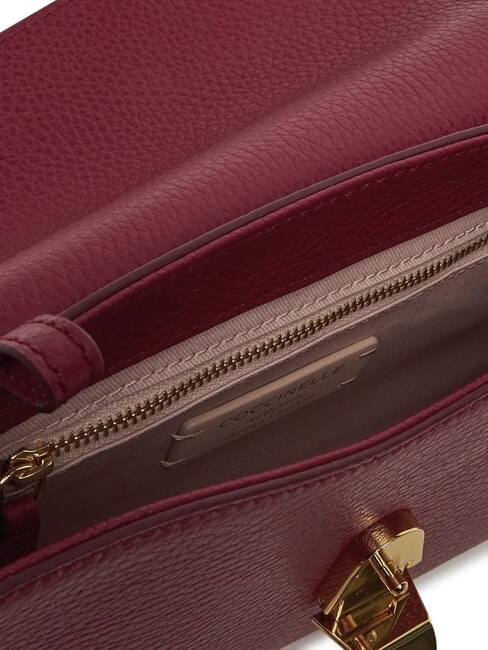 DEW Sac bandouli&egrave;re, en cuir sangria - Sacs pour Femme