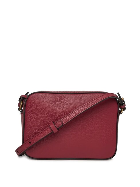 BEAT SOFT Mini sac en cuir texturé sangria - Sacs pour Femme