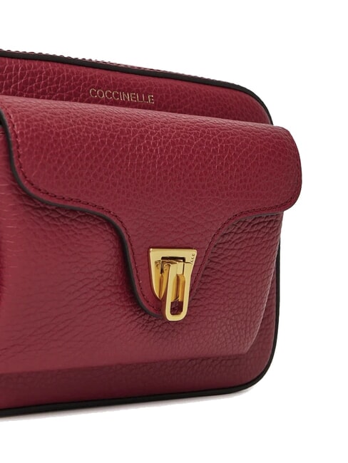 BEAT SOFT Mini sac en cuir texturé sangria - Sacs pour Femme