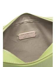 COCCINELLE TEBE Petit sac en cuir texturé guacamole - Sacs pour Femme - 4