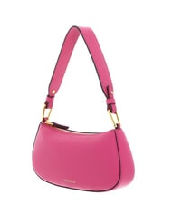 COCCINELLE MERVEILLE Sac à bandoulière en cuir texturé nouveau fuchsia - Sacs pour Femme - 2
