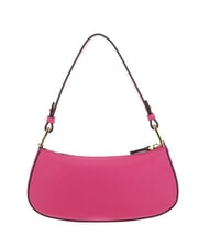 COCCINELLE MERVEILLE Sac à bandoulière en cuir texturé nouveau fuchsia - Sacs pour Femme - 4
