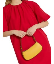 COCCINELLE MERVEILLE Sac à bandoulière en cuir texturé ensoleillé - Sacs pour Femme - 5