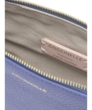 COCCINELLE ALIAS Pochette en cuir bleu - Sacs pour Femme - 4