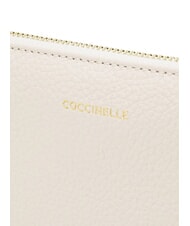 COCCINELLE ALIAS Pochette en cuir blanc - Sacs pour Femme - 3