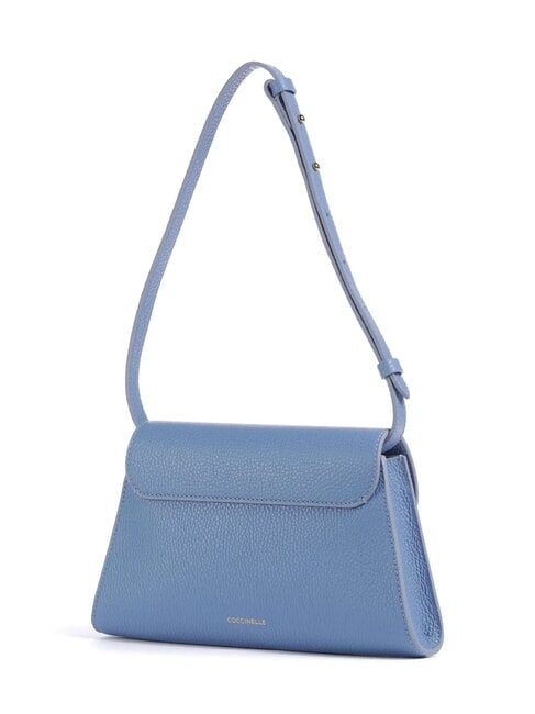 DEW Sac bandouli&egrave;re, en cuir bleu - Sacs pour Femme
