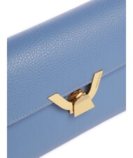 COCCINELLE DEW Sac bandouli&egrave;re, en cuir bleu - Sacs pour Femme - 3