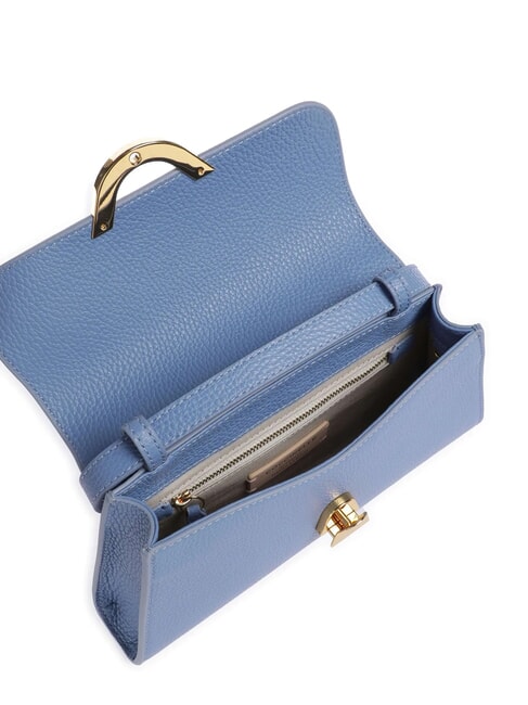 DEW Sac bandouli&egrave;re, en cuir bleu - Sacs pour Femme