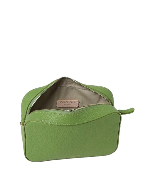 TEBE Sac à bandoulière en cuir texturé guacamole - Sacs pour Femme