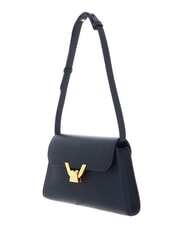 COCCINELLE DEW Sac bandouli&egrave;re, en cuir bleu nuit - Sacs pour Femme - 2