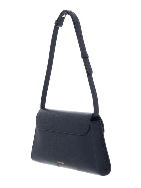 DEW Sac bandouli&egrave;re, en cuir bleu nuit - Sacs pour Femme