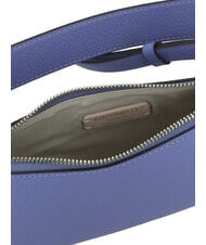 COCCINELLE MERVEILLE Sac à bandoulière en cuir texturé bleu - Sacs pour Femme - 4