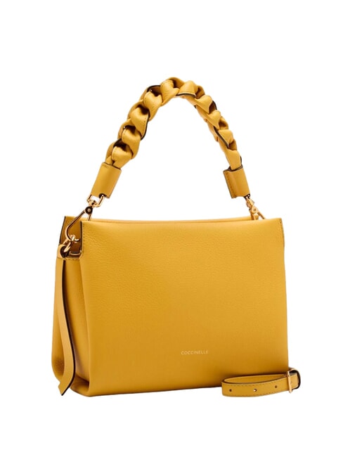 BOHEME GRANA DOUBLE Sac à main, avec bandoulière, en cuir ensoleillé - Sacs pour Femme