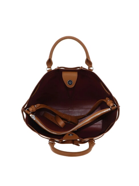 FLORES Petit sac fourre-tout en cuir martel&eacute; CUIR - Sacs pour Femme