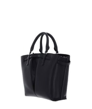 COCCINELLE FLORES Petit sac fourre-tout en cuir martel&eacute; Noir - Sacs pour Femme - 3