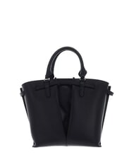 COCCINELLE FLORES Petit sac fourre-tout en cuir martel&eacute; Noir - Sacs pour Femme - 4