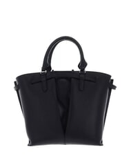 COCCINELLE FLORES Sac fourre-tout moyen en cuir martel&eacute; Noir - Sacs pour Femme - 4