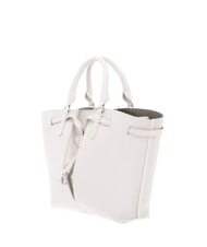 COCCINELLE FLORES Petit sac fourre-tout en cuir martel&eacute; blanc - Sacs pour Femme - 2