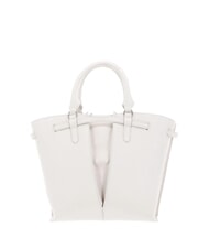 COCCINELLE FLORES Petit sac fourre-tout en cuir martel&eacute; blanc - Sacs pour Femme - 3