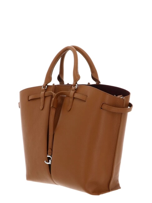 FLORES Sac fourre-tout moyen en cuir martel&eacute; CUIR - Sacs pour Femme