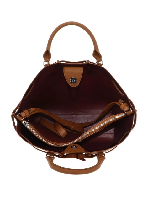 FLORES Sac fourre-tout moyen en cuir martel&eacute; CUIR - Sacs pour Femme