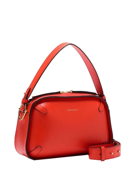 CAMPIONARIO - MALETA CALF COC Sac &agrave; bandouli&egrave;re en cuir avec bandouli&egrave;re gazpacho - Sacs pour Femme