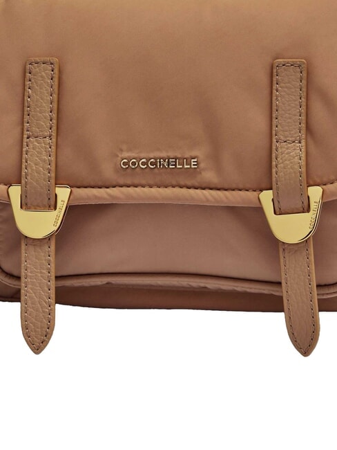 CAMPUS PUFFY NY Sac &agrave; bandouli&egrave;re en nylon et cuir peaux - Sacs pour Femme