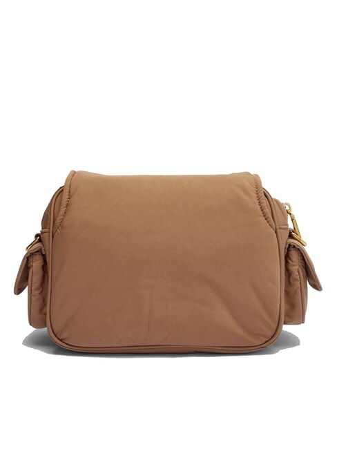 CAMPUS PUFFY NY Sac &agrave; bandouli&egrave;re en nylon et cuir peaux - Sacs pour Femme