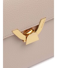 COCCINELLE DEW Sac bandoulière moyen en cuir martelé rosaces - Sacs pour Femme - 3