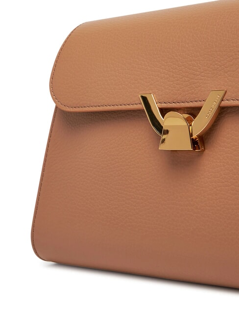 DEW Sac bandoulière moyen en cuir martelé peaux - Sacs pour Femme