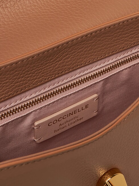 DEW Sac bandoulière moyen en cuir martelé peaux - Sacs pour Femme