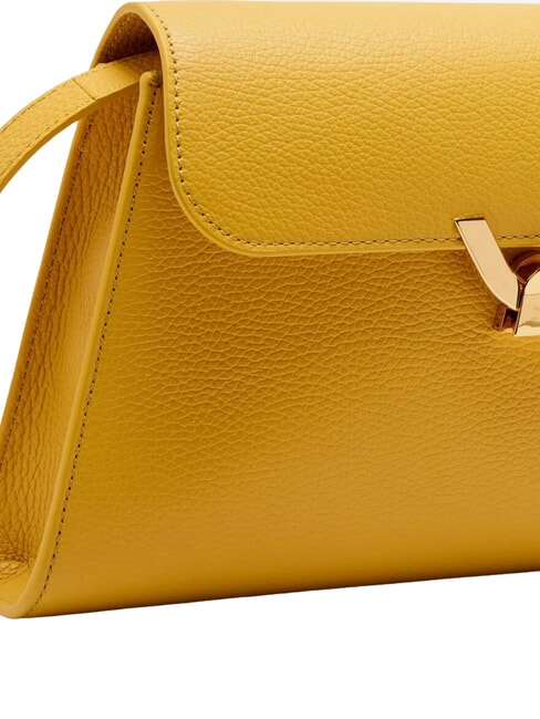 DEW Sac bandoulière moyen en cuir martelé ensoleillé - Sacs pour Femme