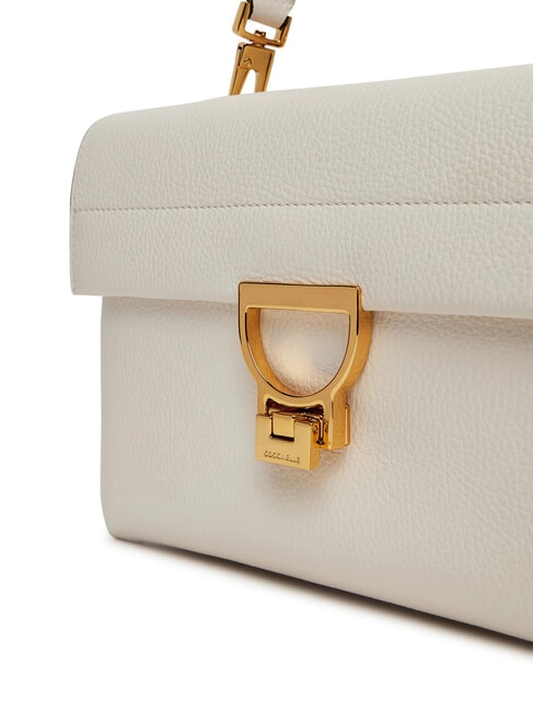 ARLETTIS SIGNATURE Sac en cuir avec bandoulière logotée blanc - Sacs pour Femme