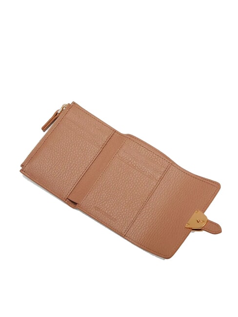 CAMPUS Portefeuille compact en cuir martel&eacute; peaux - Portefeuilles Femme